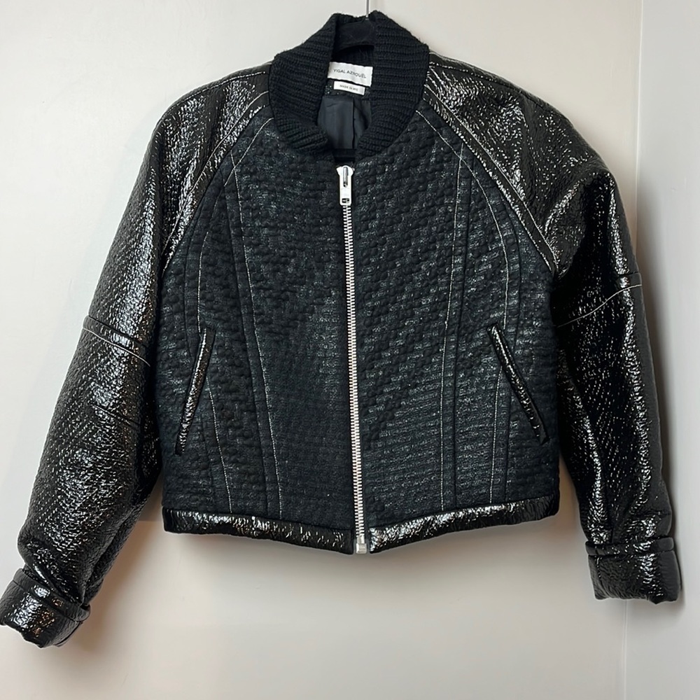 Yigal Azrouel wool blend MOTO jacket
